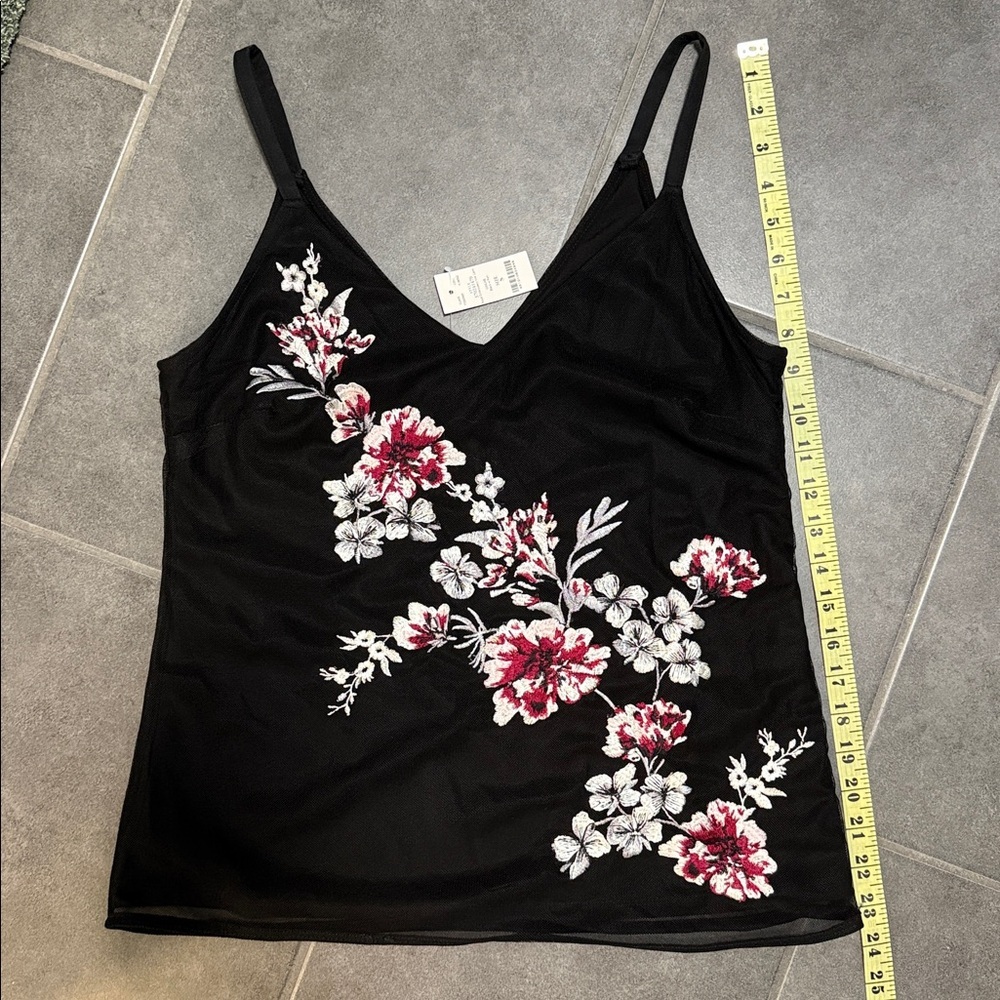 White House Black Market Floral Camisole - Picture 6 of 7